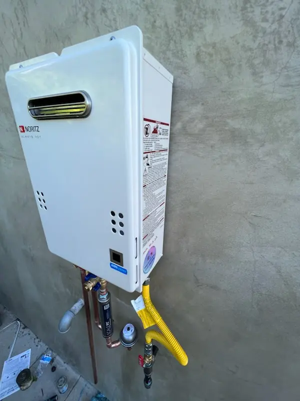 Tankless water heater installation for Norton homes